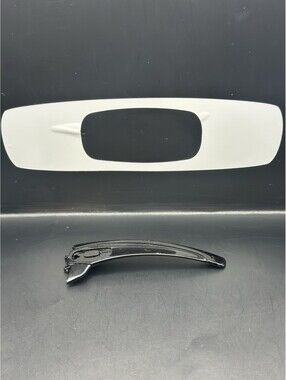 Oakley Batwolf OEM Polished Black Gold Text Left Replacement Arm